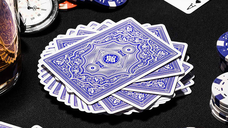 Blue Cohorts, Luxury-pressed E7 Playing Cards
