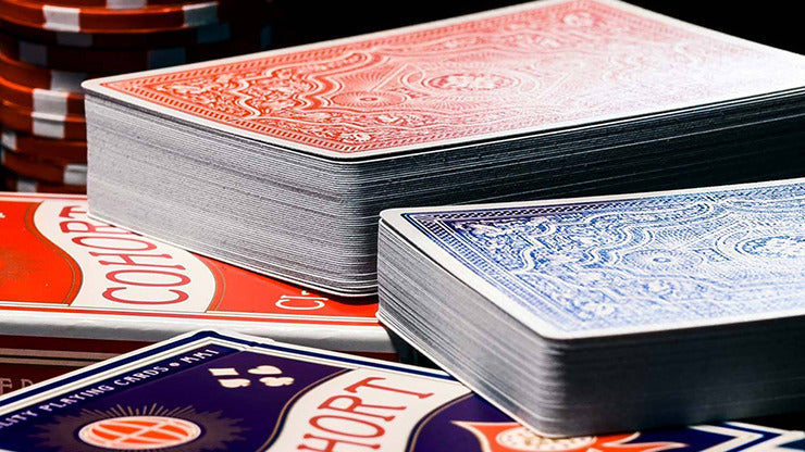 Blue Cohorts, Luxury-pressed E7 Playing Cards