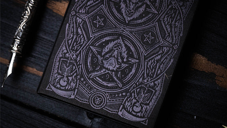 666, Silver Foil Playing Cards by Riffle Shuffle