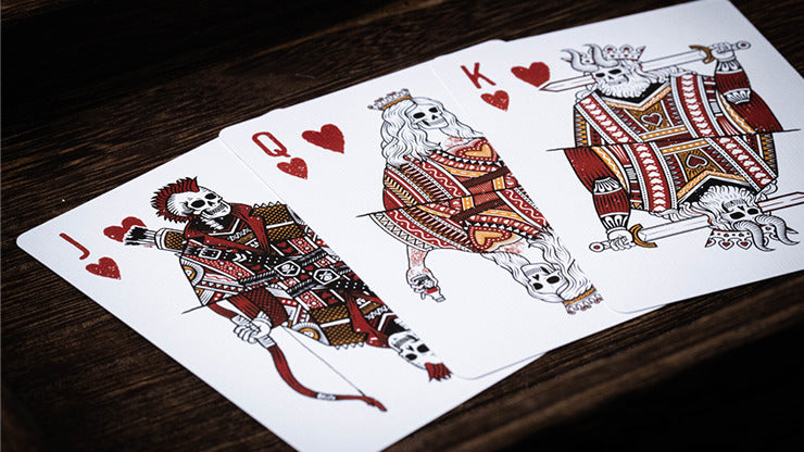 666 Dark Reserves, Bronze Foil Playing Cards by Riffle Shuffle