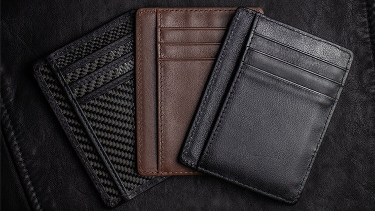 Limited Edition Shadow Wallet Bourbon Tan Leather, Gimmick and Online Instructions by Dee Christopher and 1914