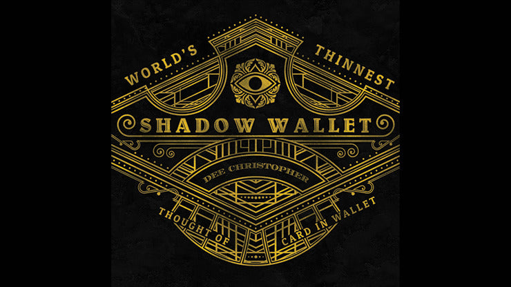 Limited Edition Shadow Wallet Bourbon Tan Leather, Gimmick and Online Instructions by Dee Christopher and 1914