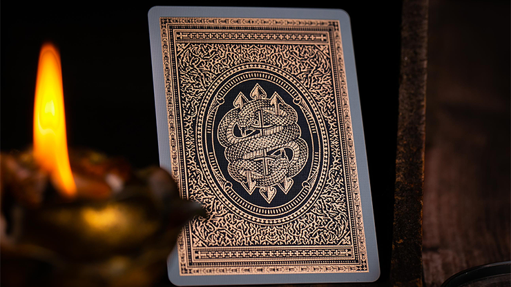 Devil';s in the Details Rose Gold Playing Cards