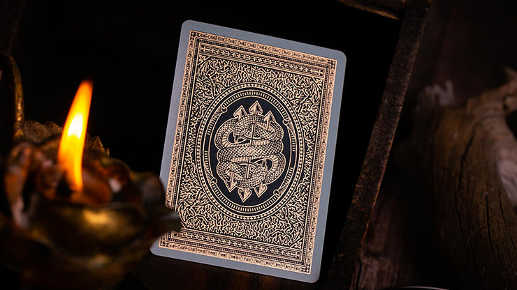 Devil';s in the Details Rose Gold Playing Cards