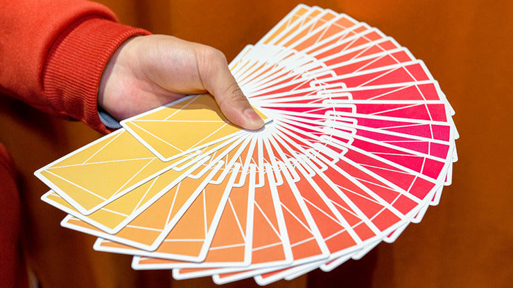 Flexible Gradients Orange Playing Cards by TCC