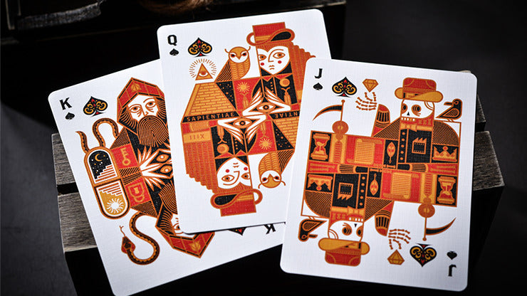 The Secret, Scarlet Edition Playing Cards by Riffle Shuffle