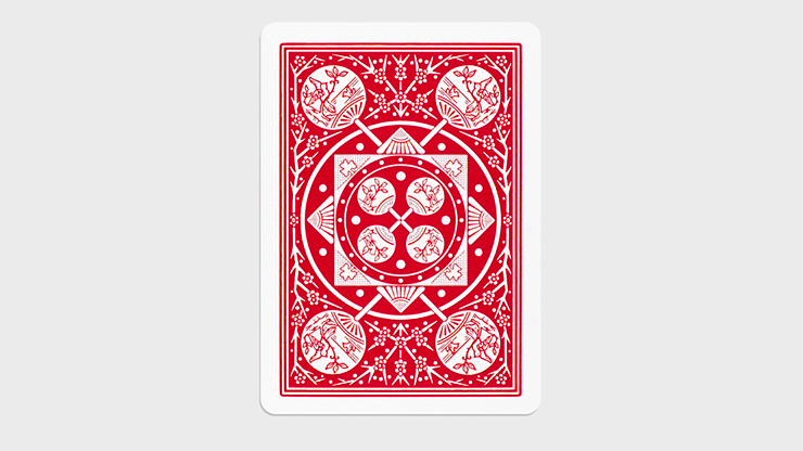 Tally Ho Fan Back Gaff Pack Red, 6 Cards by The Hanrahan Gaff Company