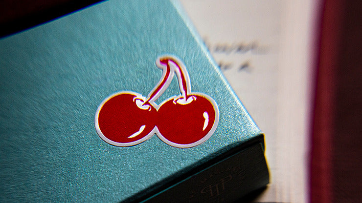 Cherry Casino House Deck, Tropicana Teal Playing Cards by Pure Imagination Projects