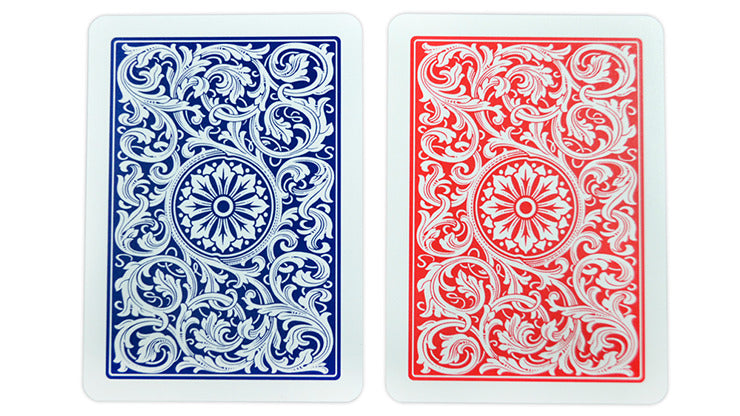 Copag 1546 Plastic Playing Cards Poker Size Regular Index Red and Blue Double-Deck Set