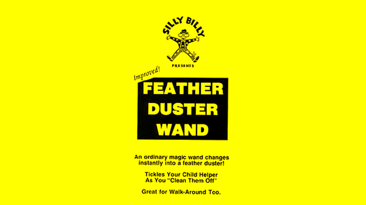 Feather Duster Wand, Blue- Silly Billy