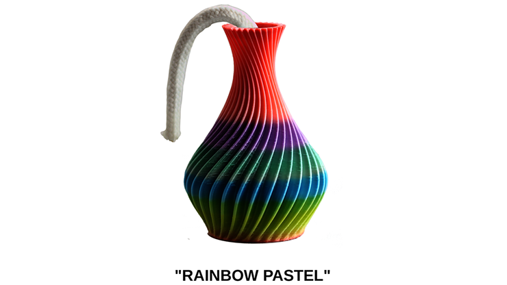 The American Prayer Vase Genie Bottle RAINBOW PASTEL by Big Guys Magic