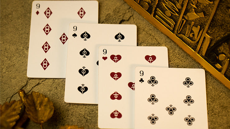 Gods of Egypt, Red Playing Cards by Divine Playing Cards