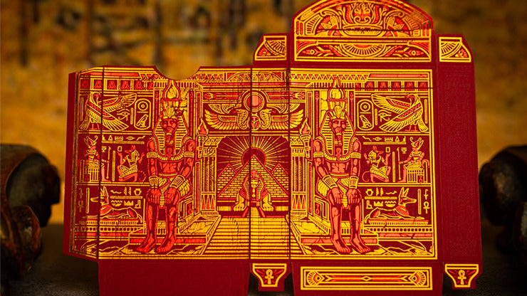 Gods of Egypt, Red Playing Cards by Divine Playing Cards