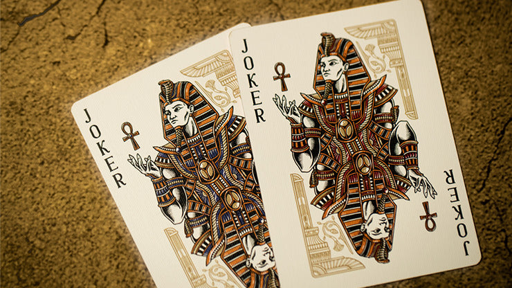 Gods of Egypt, Blue Playing Cards by Divine Playing Cards