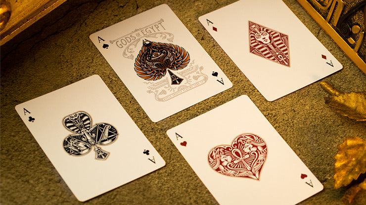 Gods of Egypt, Blue Playing Cards by Divine Playing Cards