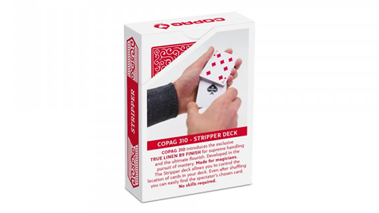 Copag 310 Stripper, Red Playing Cards