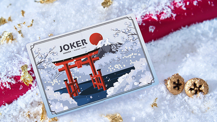 Solokid Sakura, Blue Playing Cards by BOCOPO