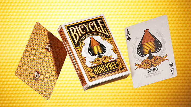 Bicycle Honeybee, Yellow Playing Cards