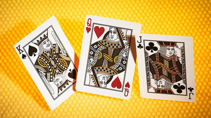 Bicycle Honeybee, Yellow Playing Cards