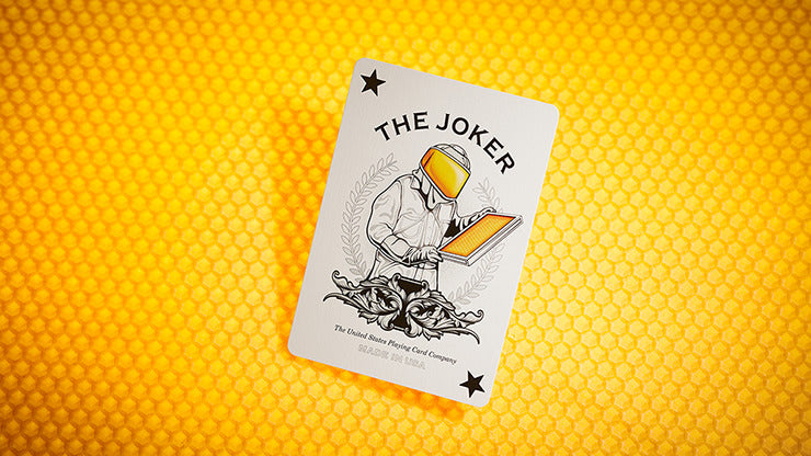 Bicycle Honeybee, Yellow Playing Cards