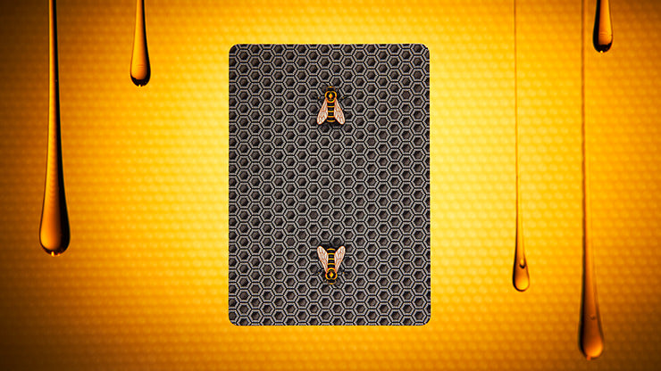 Bicycle Honeybee, Black Playing Cards