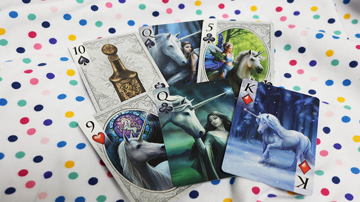 Anne Stokes Unicorns, Purple Cards by USPCC