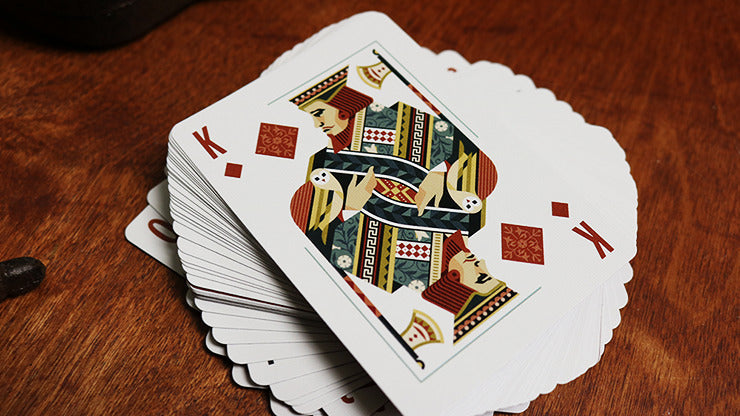Bicycle Aviary, Orange Playing Cards