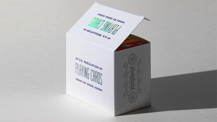 DKNG Rainbow Wheels, 6 Seater Box Set Playing Cards by Art of Play