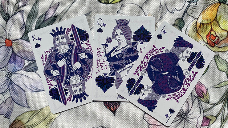 Bicycle Butterfly, Violet Playing Cards
