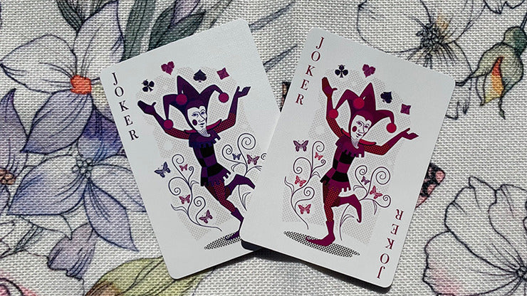 Bicycle Butterfly, Violet Playing Cards