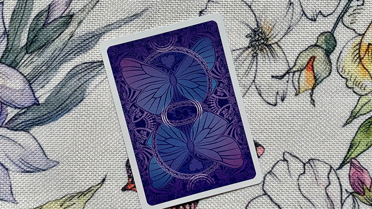 Bicycle Butterfly, Violet Playing Cards