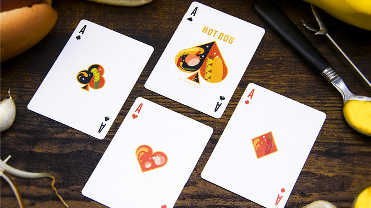 Carvers V2 Pumpkin Playing Cards by OPC