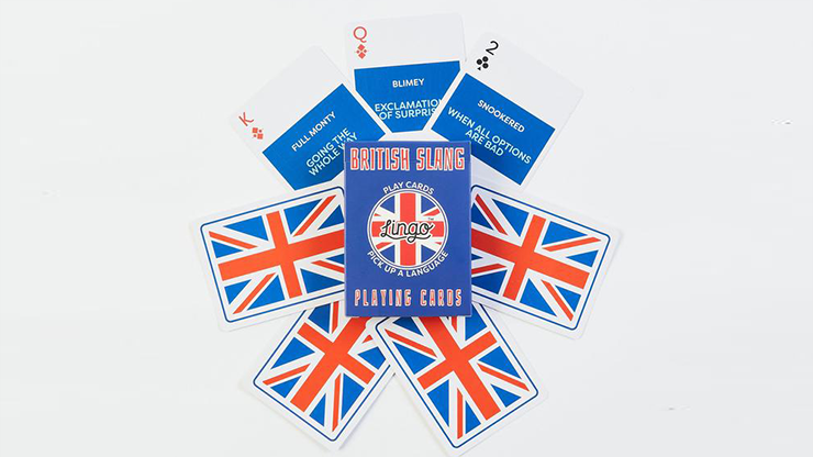 Lingo, British Slang Playing Cards