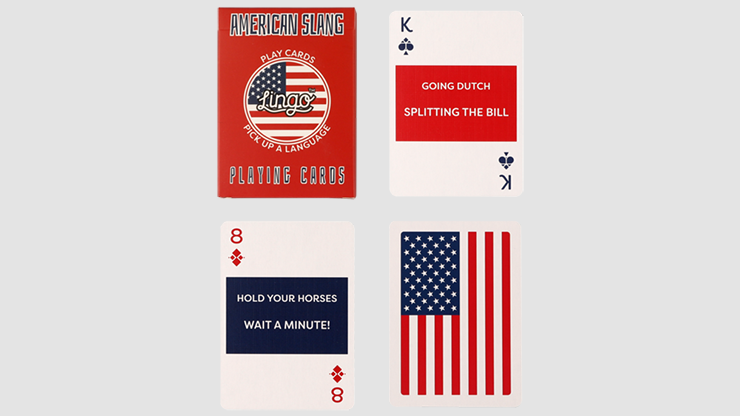 Lingo, American Slang Playing Cards