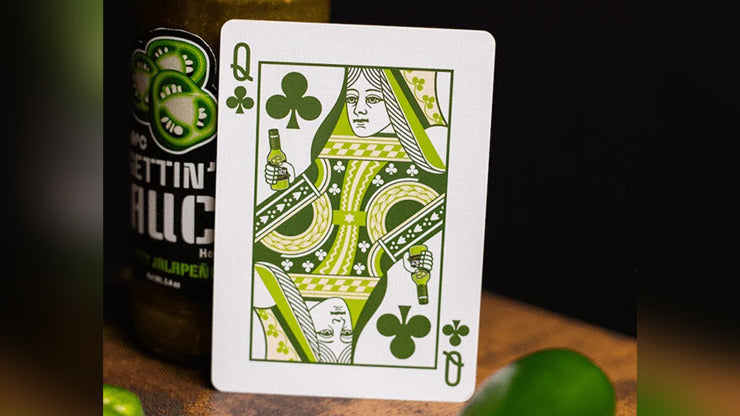 Gettin'; Saucy - Jalapeno Pepper Playing Cards by OPC