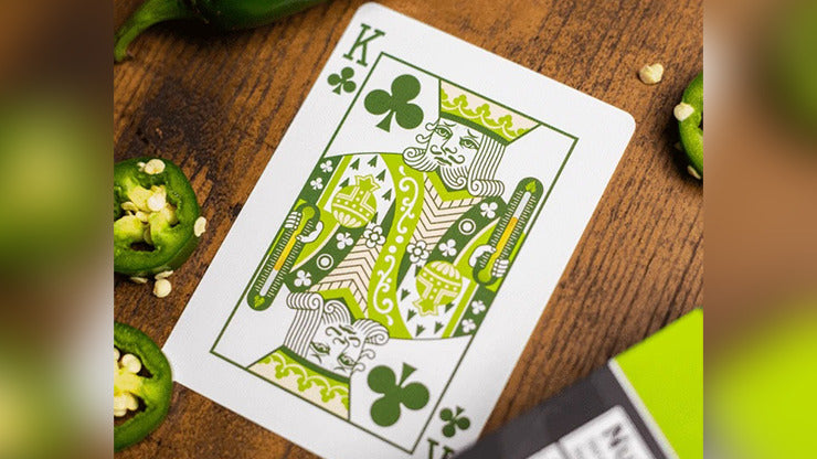 Gettin'; Saucy - Jalapeno Pepper Playing Cards by OPC