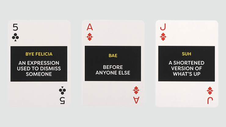 Lingo, Millennial Playing Cards