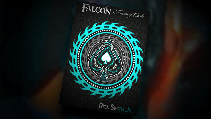 Aqua Falcon Throwing Cards by Rick Smith Jr. and De';vo
