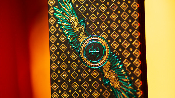 Aqua Falcon Throwing Cards, Foil by Rick Smith Jr. and De';vo