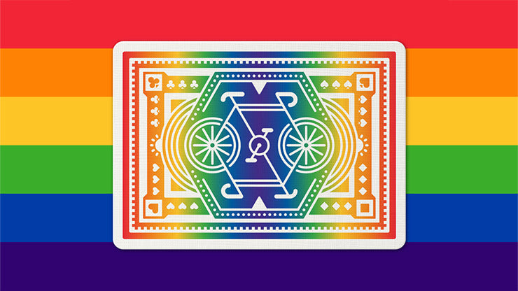 DKNG Rainbow Wheels, Green Playing Cards by Art of Play