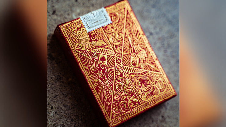 Blood Red Edition V3 Playing Cards by Joker and the Thief