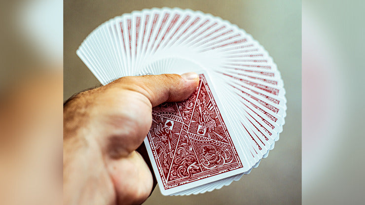 Blood Red Edition V3 Playing Cards by Joker and the Thief