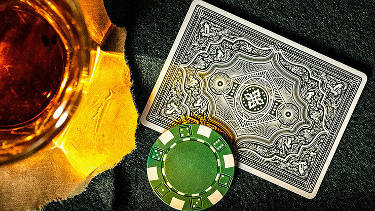 Green Cohorts, Luxury-pressed E7 Playing Cards