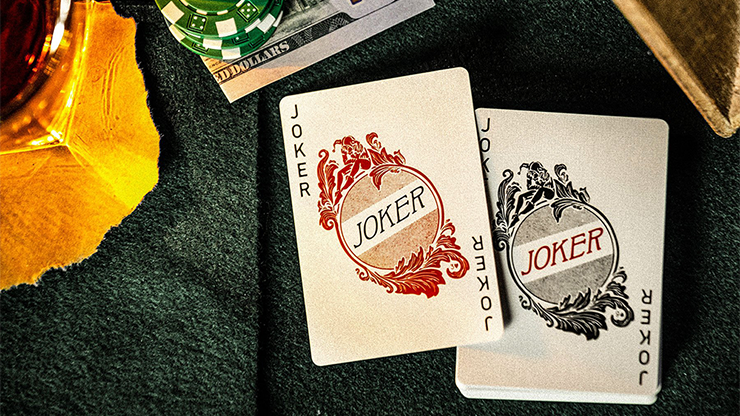 Green Cohorts, Luxury-pressed E7 Playing Cards