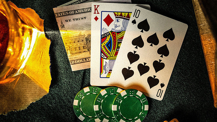 Green Cohorts, Luxury-pressed E7 Playing Cards