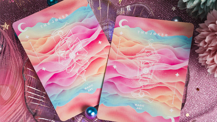 Solokid Rainbow Dream, Red Pink Playing Cards by Solokid Card Magic Co.