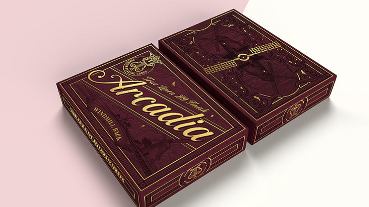 The Windmill Back, Claret Purple Edition Playing Cards