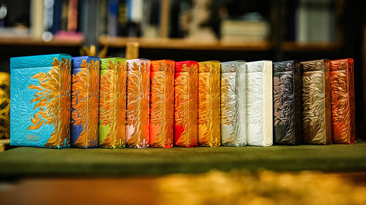 Rebirth Walnut Collector';s Box Set Playing Cards