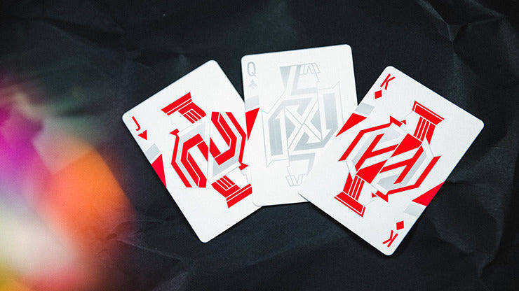 Vertical, Red Playing Cards