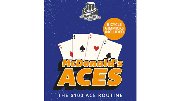 McDonalds Aces, Gimmick and online instructions by Kaymar Magic